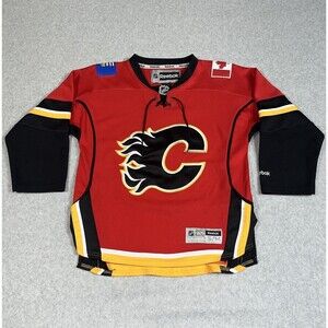 Calgary Flames Youth’s NHL Hockey Official Licensed Reebok Jersey Red Size‎ S/M